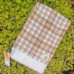 💗 NWT TIMBERLAND  Soft & Cozy Plaid Scarf 10” x 68"
